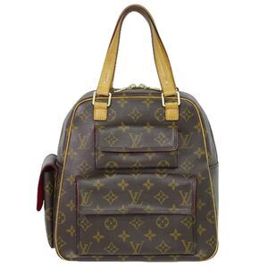 Louis Vuitton Excentri Cite Monogram Handbag Tote Bag Brown